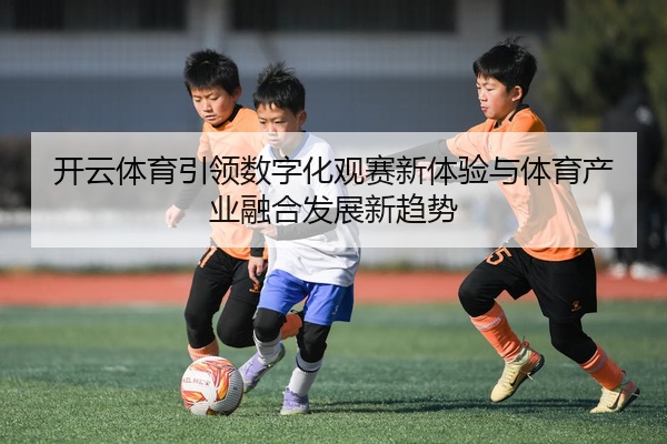 开云体育引领数字化观赛新体验与体育产业融合发展新趋势